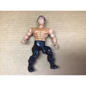 1985 Greg Gagne Raiders Remco Action Figure Black Pants AWA Wrestler